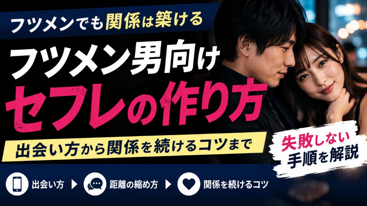 マチアプを使ったセフレの作り方!成功率を上げるプロフィール・会話術・デート攻略を徹底解説
